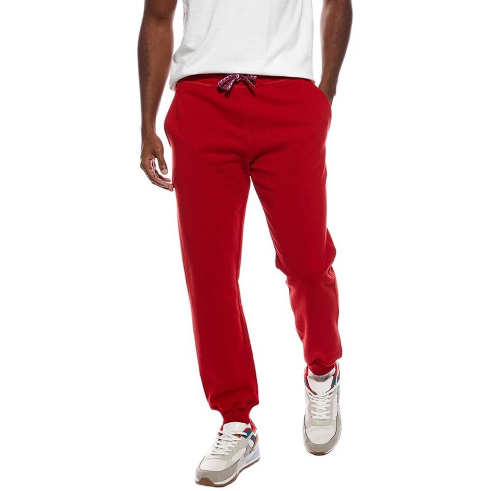 Lanvin Mens  Lace Curb Jogger, Red